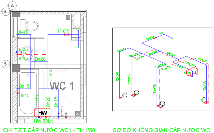 cấp nước nhà phố