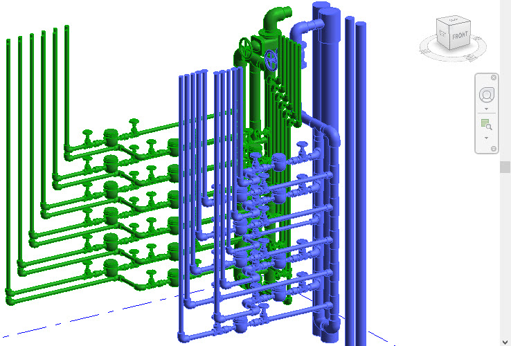 hình chiếu 3D phòng đồng hồ