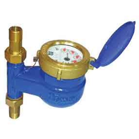 đồng hồ nước tua bin lắp đứng